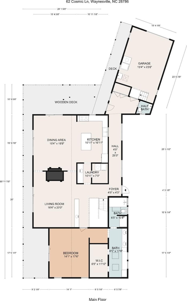 62 Cosmic Ln, Waynesville, NC 28786 - room layout