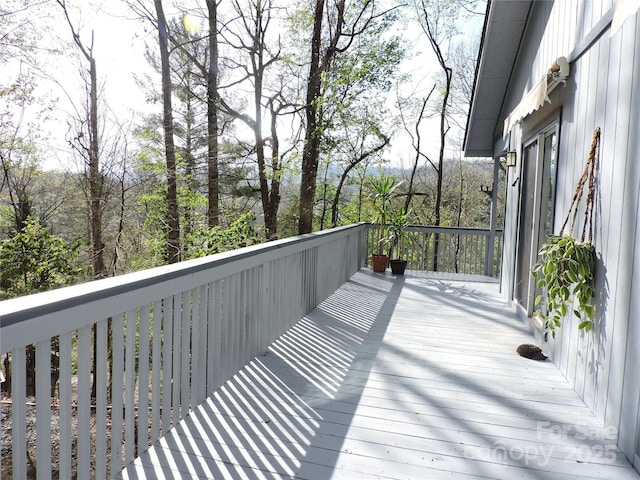 view of deck