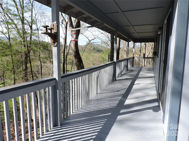 view of deck
