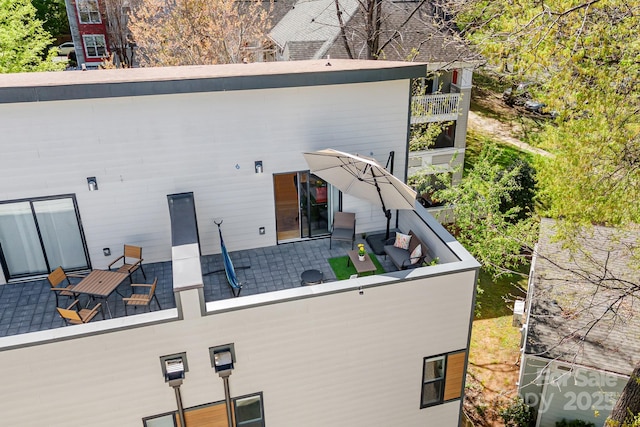 1115 Greenleaf Ave Unit B, Charlotte, NC 28202 - rear view of house featuring a balcony