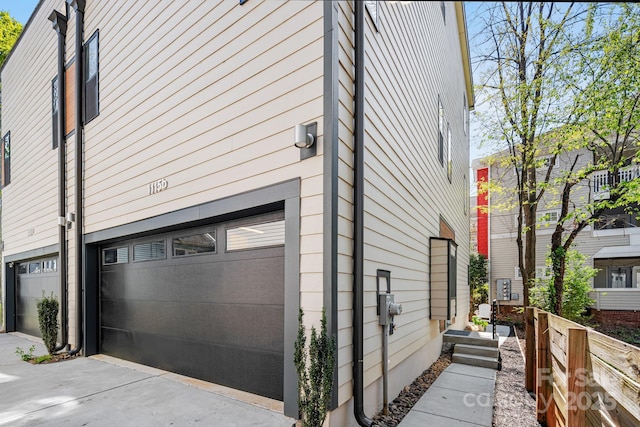 1115 Greenleaf Ave Unit B, Charlotte, NC 28202 - view of home's exterior with an attached garage