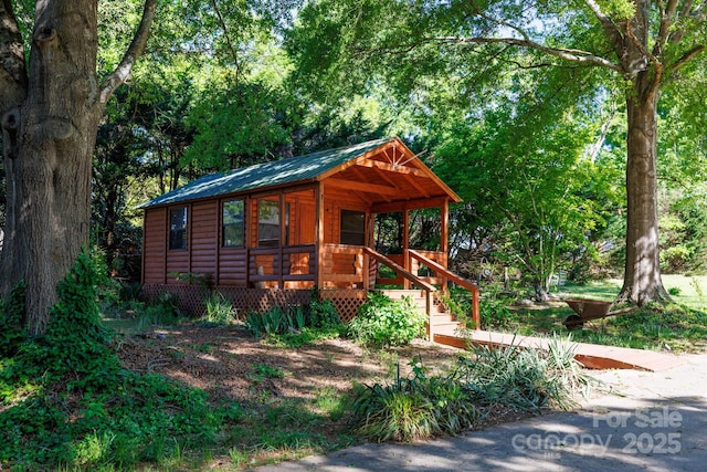 567 Willie Ln, York, SC 29745 - view of outbuilding featuring a porch