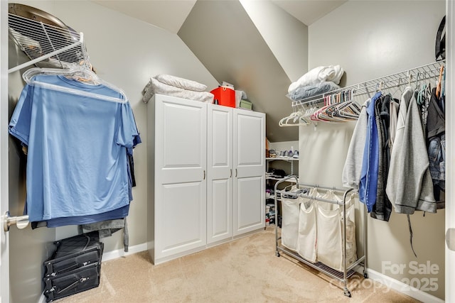 4083 Home Grown Way, Clover, SC 29710 - spacious closet featuring lofted ceiling and light carpet