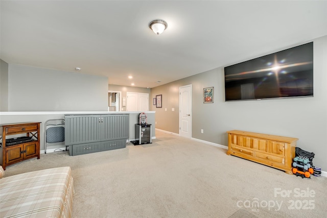 4083 Home Grown Way, Clover, SC 29710 - living room with recessed lighting, light carpet, and baseboards
