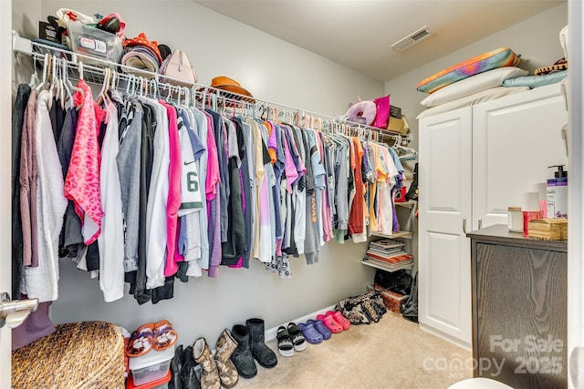 4083 Home Grown Way, Clover, SC 29710 - walk in closet with visible vents and carpet flooring