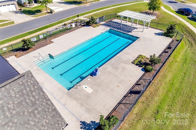 4083 Home Grown Way, Clover, SC 29710 - pool with fence and a pergola
