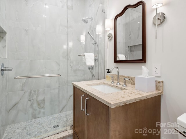 61 Back Bone Way Unit 203, Sylva, NC 28779 - full bath featuring a shower stall, vanity, and toilet