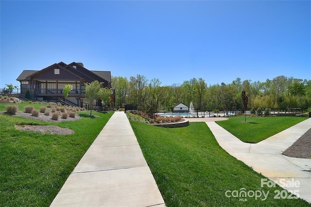 2333 Talon Point Cir, Fort Mill, SC 29715 - view of home's community with a yard