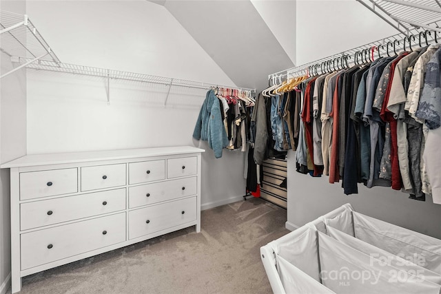 2333 Talon Point Cir, Fort Mill, SC 29715 - spacious closet with light carpet and vaulted ceiling