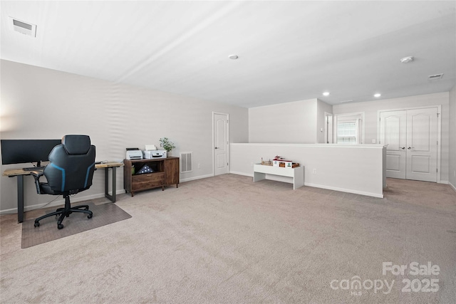 2333 Talon Point Cir, Fort Mill, SC 29715 - office space featuring carpet floors, baseboards, and recessed lighting