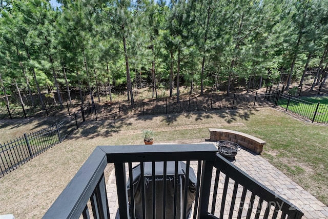 2333 Talon Point Cir, Fort Mill, SC 29715 - view of yard with an outdoor fire pit