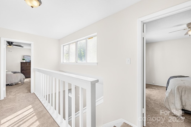 7407 Mystic Ln, Charlotte, NC 28227 - corridor featuring carpet floors and baseboards