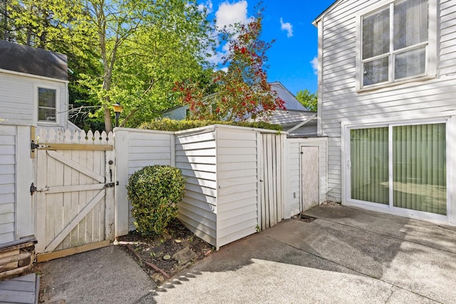 7407 Mystic Ln, Charlotte, NC 28227 - exterior space featuring a gate and fence