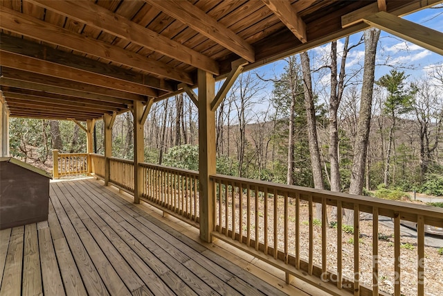 view of deck