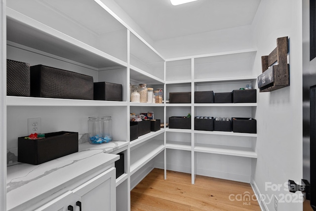 view of pantry