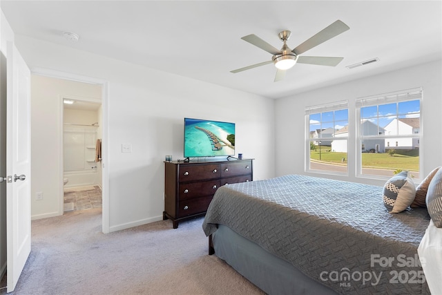 548 Dutch White Dr, Clover, SC 29710 - bedroom with baseboards, carpet floors, and ceiling fan