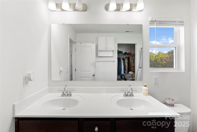 548 Dutch White Dr, Clover, SC 29710 - full bathroom featuring double vanity