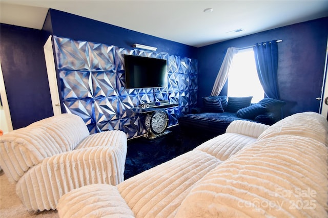 525 San Marco Dr, Gastonia, NC 28056 - carpeted living area featuring visible vents