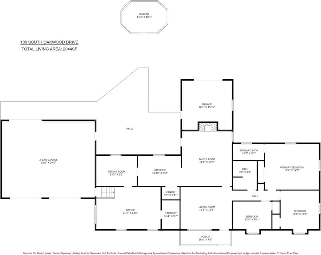 106 S Oakwood Dr, Kings Mountain, NC 28086 - view of layout