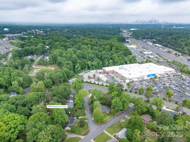 4920 Raymond Pl, Charlotte, NC 28205 - aerial overview of property's location