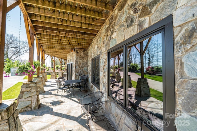 view of patio