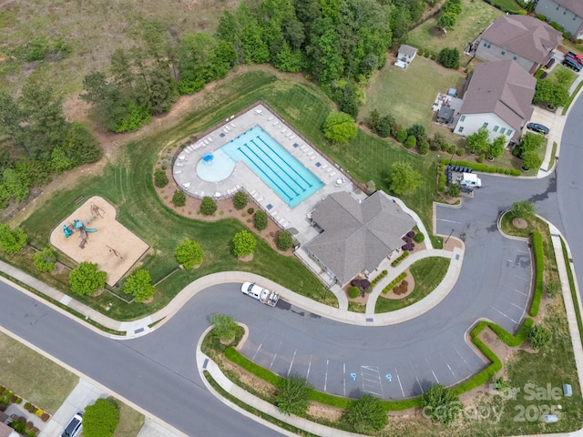 drone / aerial view