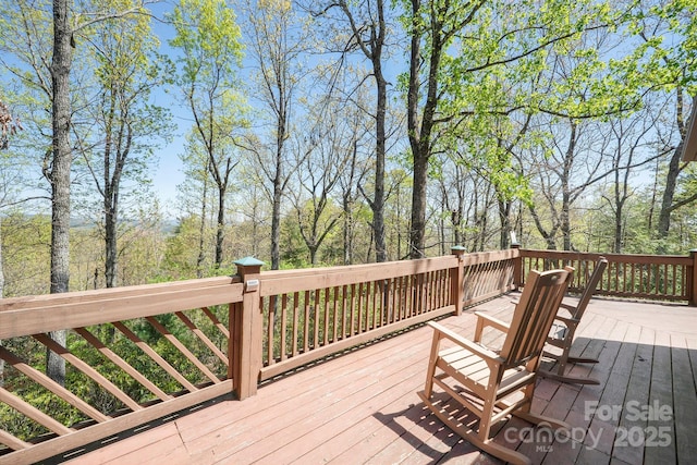 3190 Holly Rd, Connelly Springs, NC 28612 - view of deck
