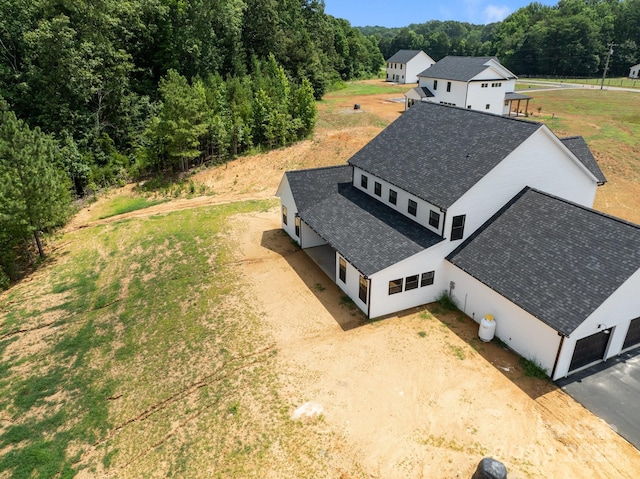 4034 Daugherty Rd, China Grove, NC 28023 - view from above of property with a forest
