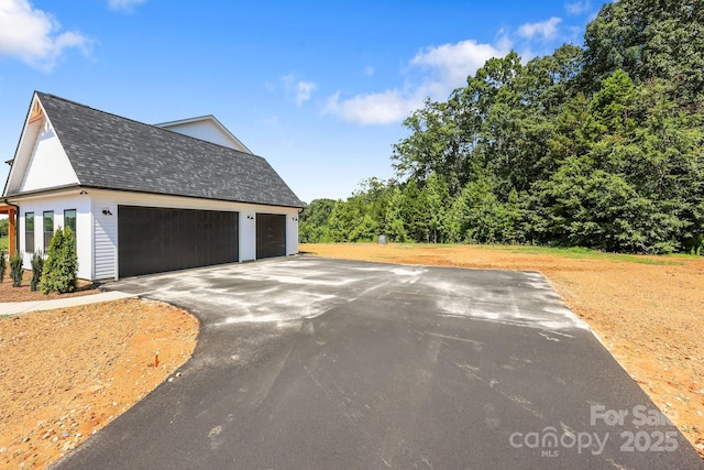 4040 Daugherty Rd, China Grove, NC 28023 - garage with asphalt driveway