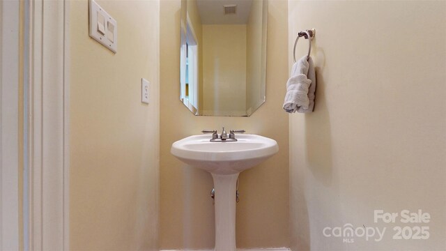 bathroom with visible vents