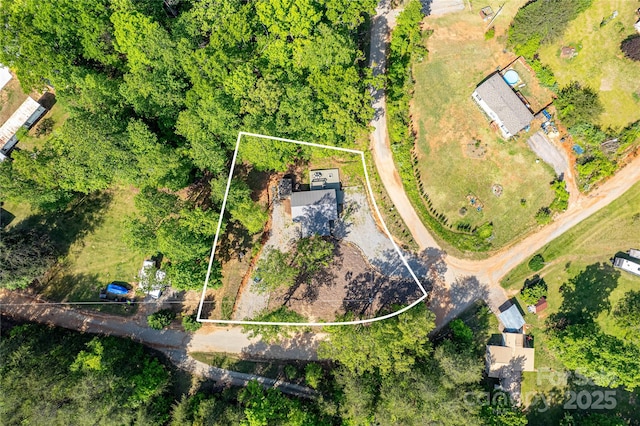 115 Cold Springs Dr, Mill Spring, NC 28756 - aerial view of property's location with property boundaries highlighted