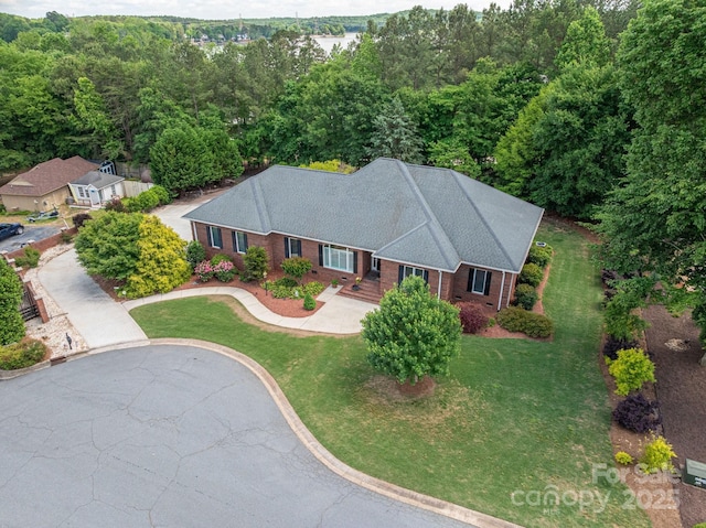 aerial view of property and surrounding area