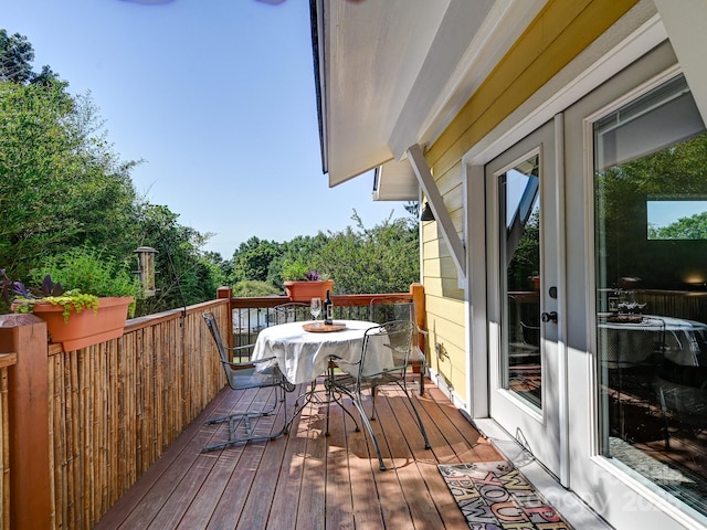18 Covington St, Asheville, NC 28806 - deck featuring outdoor dining area