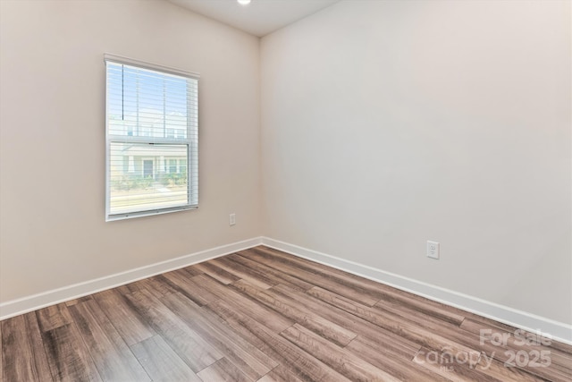 13210 Kenworth Rd, Charlotte, NC 28278 - unfurnished room with baseboards and wood finished floors