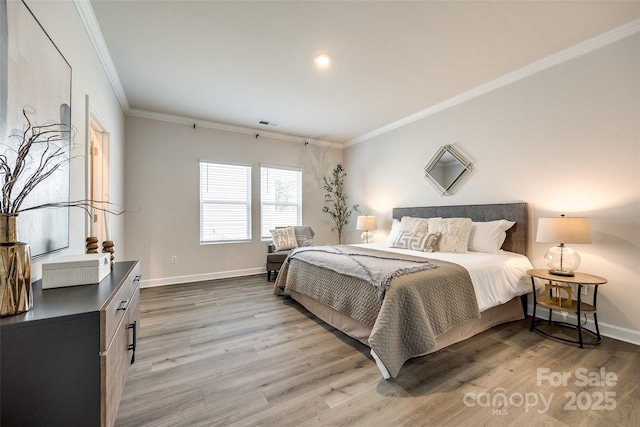 13210 Kenworth Rd, Charlotte, NC 28278 - bedroom featuring crown molding and wood finished floors