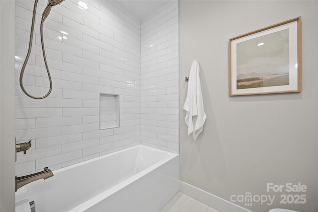 1 Linestowe Dr, Belmont, NC 28012 - full bath featuring baseboards and shower / bathing tub combination