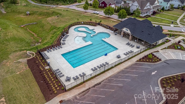 drone / aerial view
