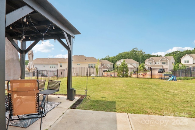 15108 Autumn Sage Dr, Charlotte, NC 28278 - view of yard featuring a residential view and a patio