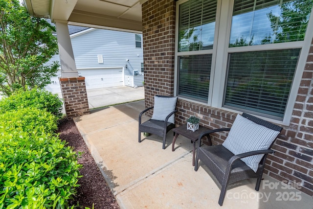 16711 Monocacy Blvd, Huntersville, NC 28078 - view of patio featuring covered porch