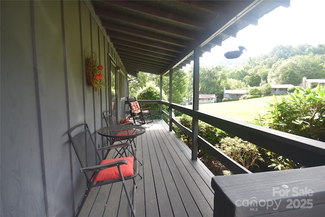 134 Raven Rdg, Maggie Valley, NC 28751 - view of deck