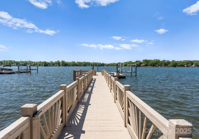 3507 Governors Island Dr, Denver, NC 28037 - view of dock with a water view