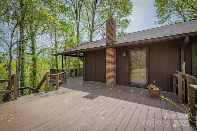 605 Hennessee St, Morganton, NC 28655 - view of deck