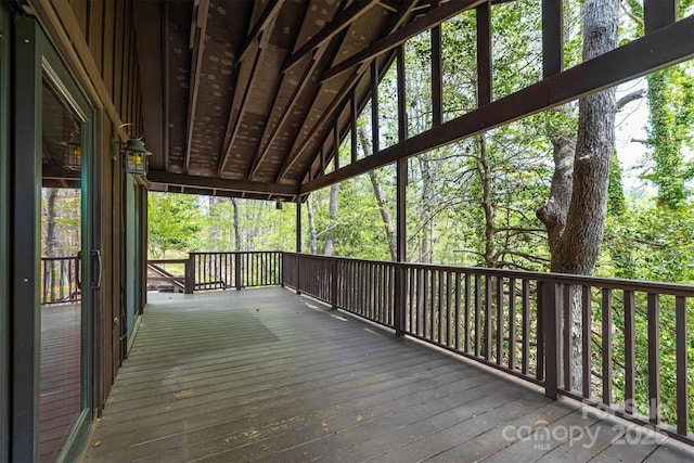 605 Hennessee St, Morganton, NC 28655 - view of deck