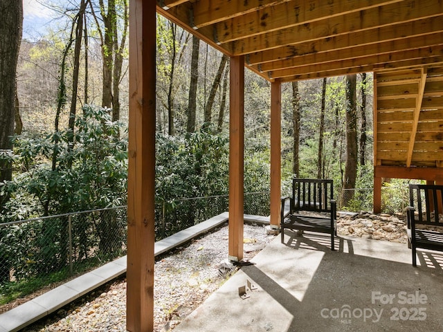 1 Laurel Forest Dr, Horse Shoe, NC 28742 - view of patio