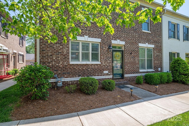 multi unit property with brick siding