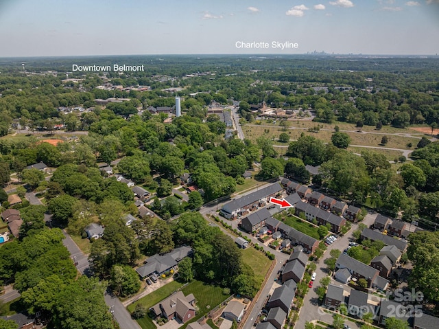 birds eye view of property featuring a residential view