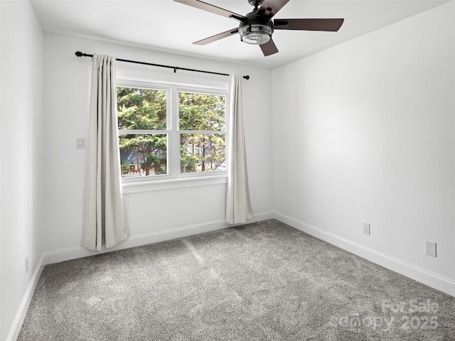 30 Gap Hill Dr, Fletcher, NC 28732 - spare room featuring carpet flooring and ceiling fan