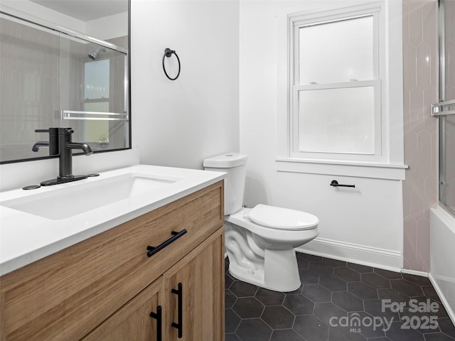 30 Gap Hill Dr, Fletcher, NC 28732 - full bathroom featuring vanity and tile patterned floors