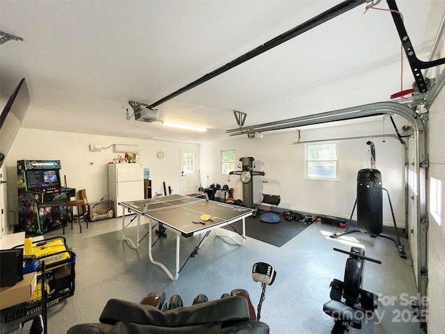 30 Gap Hill Dr, Fletcher, NC 28732 - playroom featuring a garage