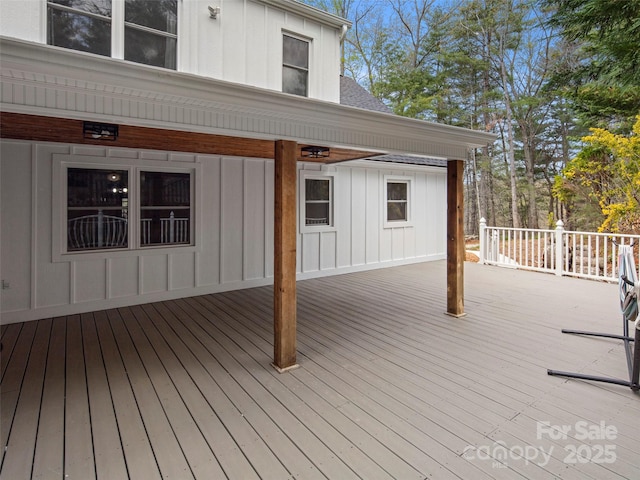 30 Gap Hill Dr, Fletcher, NC 28732 - view of wooden terrace